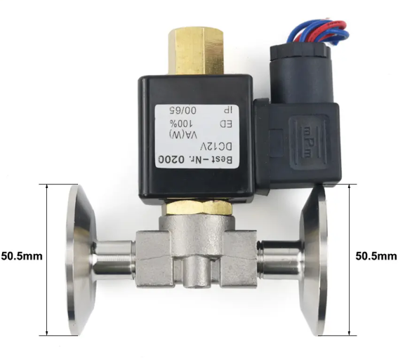 Solenoid valve, TC50.5mm, with DC24V power supply