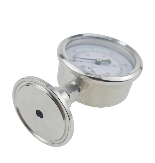 1.5" Tri clamp Pressure gauge 0 - 3 bar